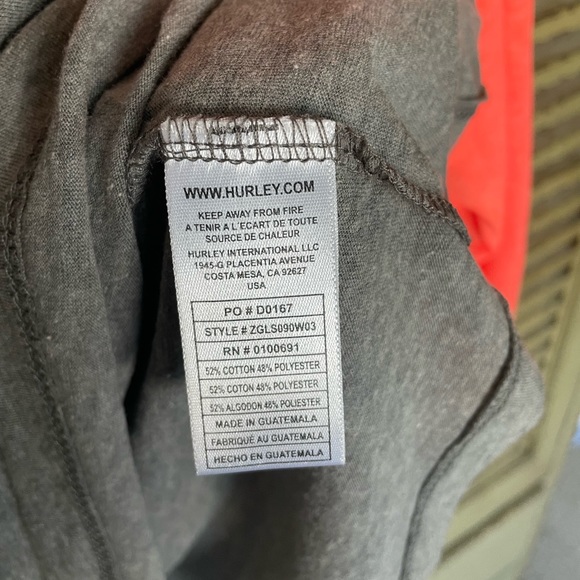 HURLEY open seas raglan graphic  tee shirt - Picture 3 of 5